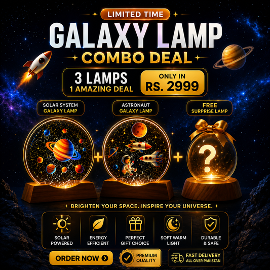 Astronaut Galaxy Lamps