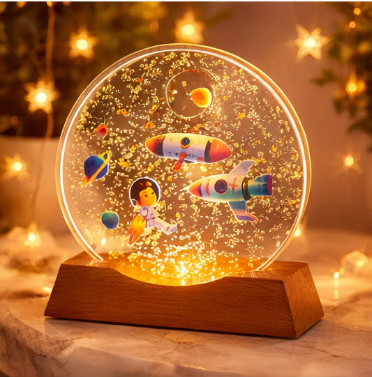 Astronaut Galaxy Lamps
