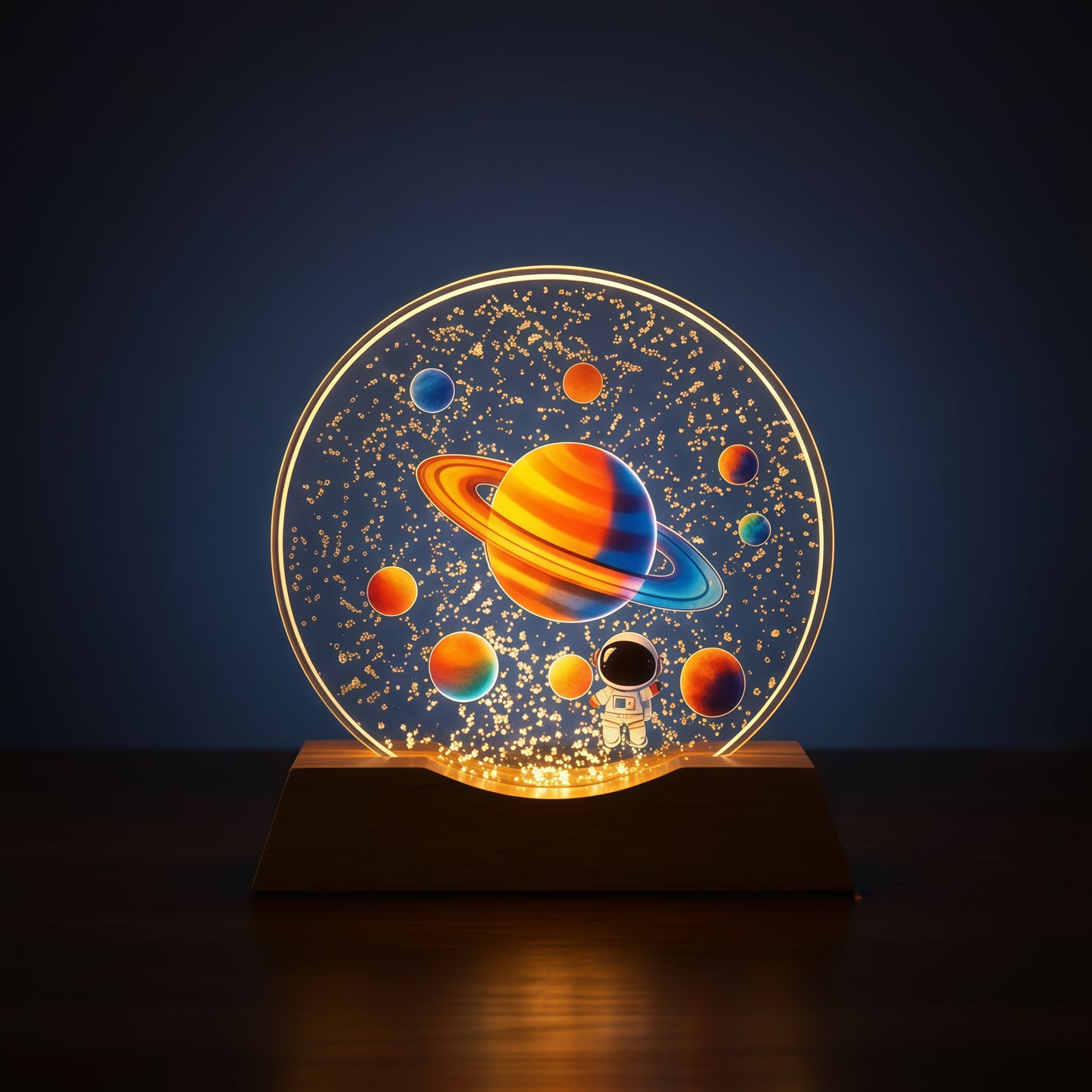 Astronaut Galaxy Lamps