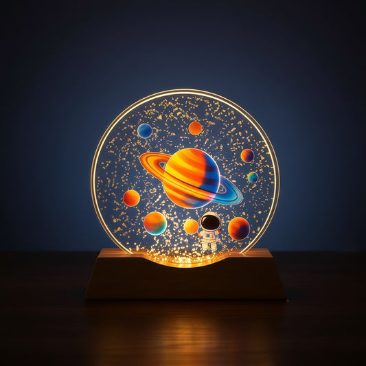 Astronaut Galaxy Lamps