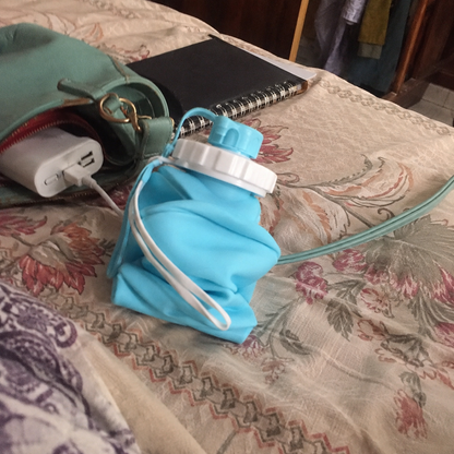 FlexFold Collapsible Silicone Water Bottle