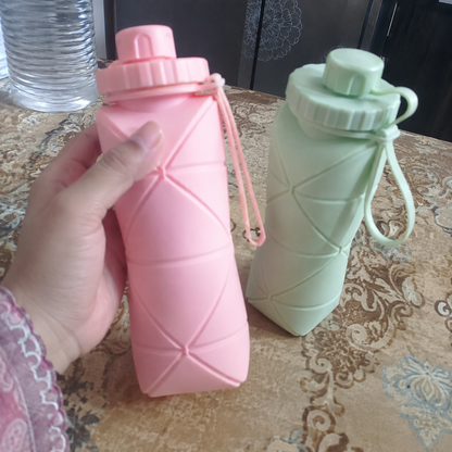 FlexFold Collapsible Silicone Water Bottle