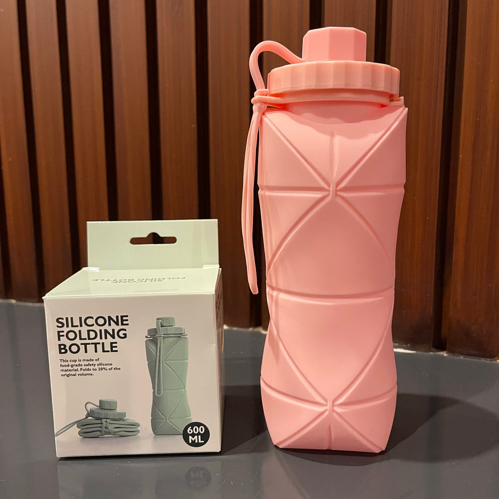 FlexFold Collapsible Silicone Water Bottle