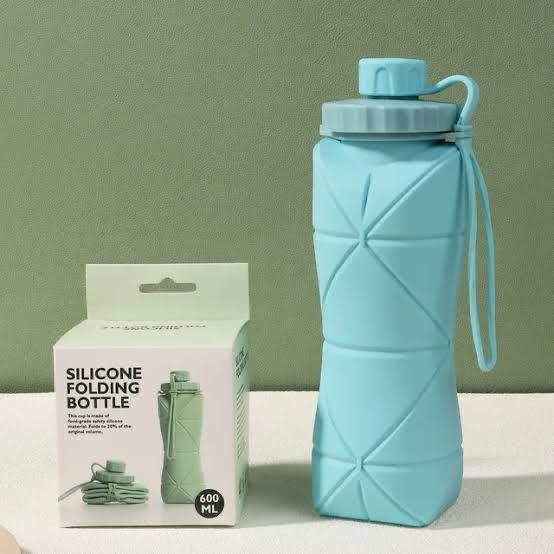 FlexFold Collapsible Silicone Water Bottle
