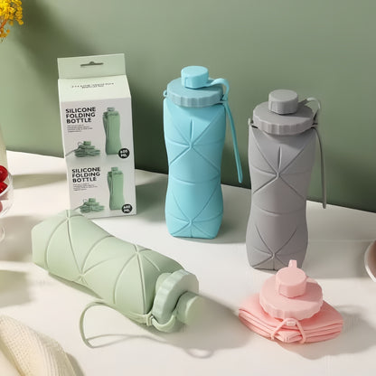 FlexFold Collapsible Silicone Water Bottle